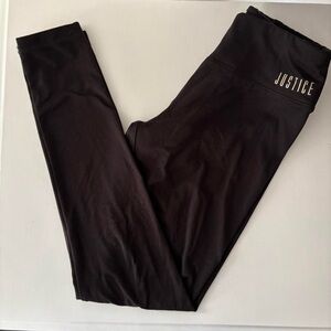 Justice Classic Black Kids Leggings